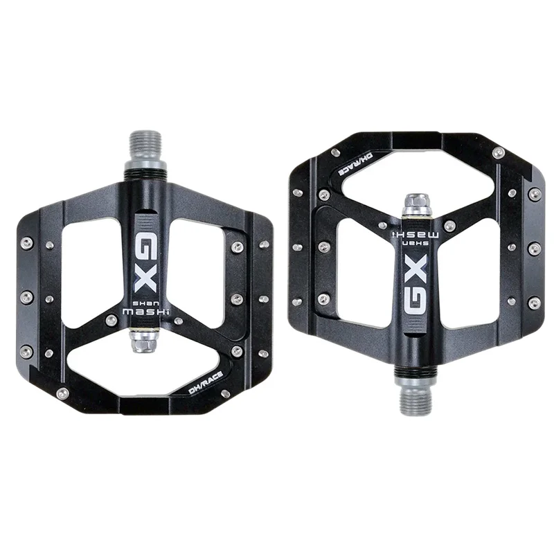 

Shanmashi Bicycle Pedal Anti-Slip Aluminum Alloy CNC Mountain Bike Pedal Sealed Bearing Pedals Cycling Accessories