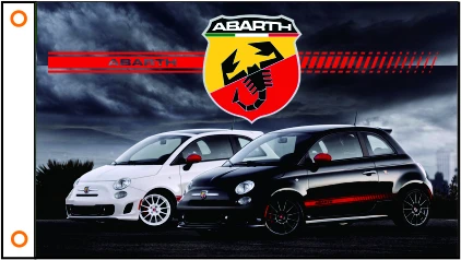 

Автомобильный флаг Fiat Abarth Banner 3 фута x 5 футов 100% полиэстер