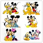 Алмазная мозаика сделай сам Disney 5D, наборы для вышивки крестиком Микки Мауса и собаки, алмазная вышивка, полноразмерная картина для домашнего декора