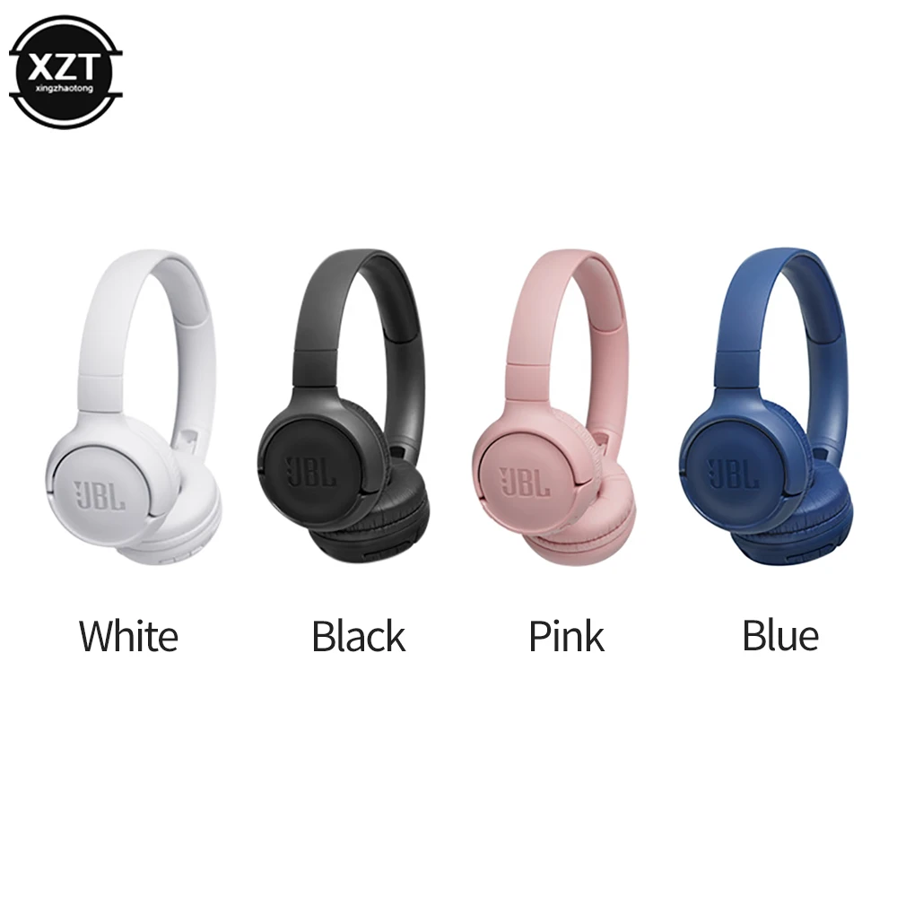 

Original JBL T500BT Wireless Bluetooth Headphone Deep Bass Sound Sports Game Headset with Mic Noise Canceling Foldable Earphones
