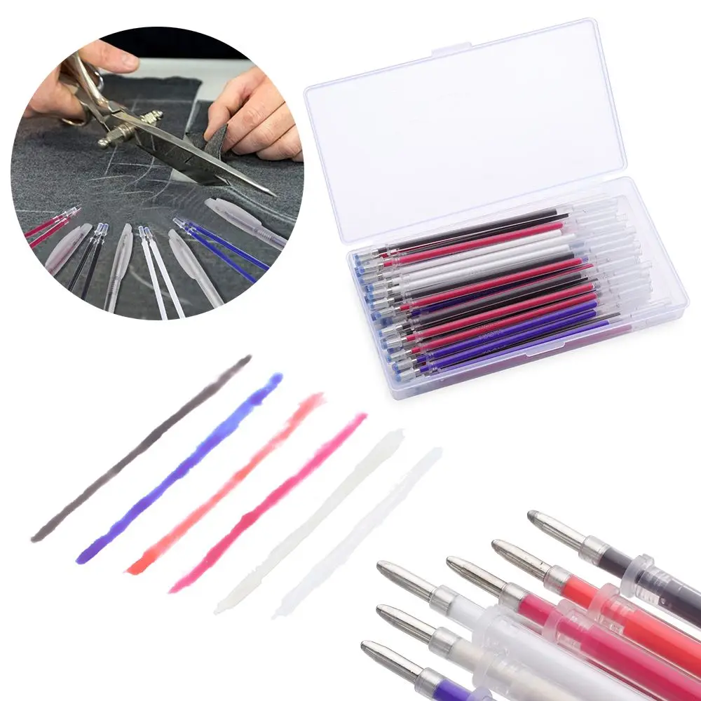 

DIY Marker Pens Sewing Accessories Needlework Fabric Markers Pencil Heat Erasable Pen Disappearing Pen High Temperature