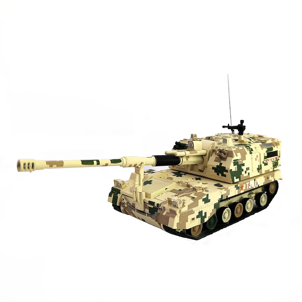 Modelo de tanque militar obitzer para ni&ntilde;os, juguetes fundidos a presi&oacute;n, escala 1/87, regalo de colecci&oacute;n-1
