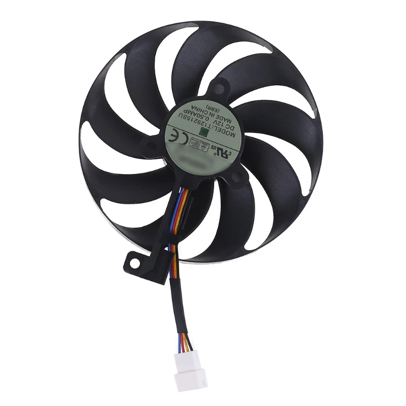 

Replacement cooler fan T129215SU 12V 0.5A 88mm For -ASUS RX5700 RX5700 XT RTX2080TI 8GB ROG STRIX OC Graphics Card Cooling Fan