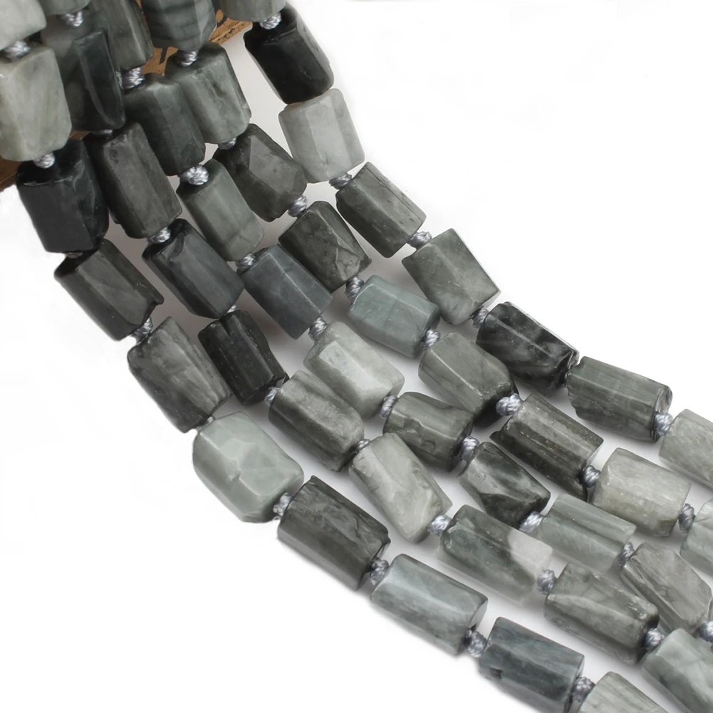 Бусины из нефрита натурального лазурита кварца аквамарина бусины в форме