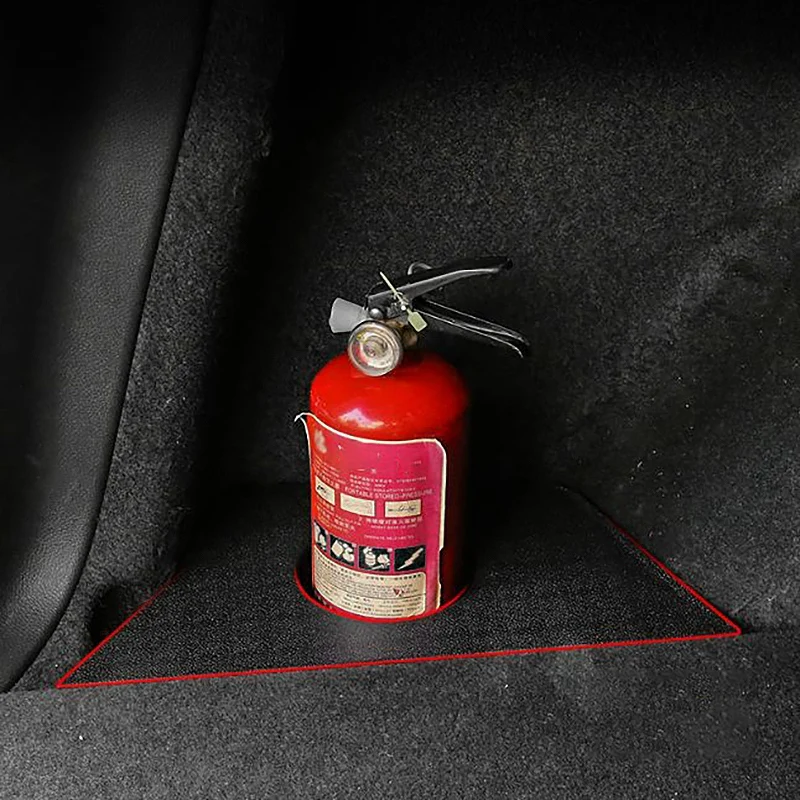 

Car Trunk Boot Side Organizer Box Storage Holder Box Fire Extinguisher Bracket for Honda Crv Cr-V 2017-2019