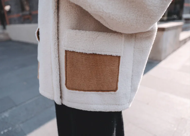 

Fashion Lamb Wool Short Coats Women's Woolen 2020 Autumn Winter Clothing New Korean Loose Thick Fur Jackets Female Tops F49