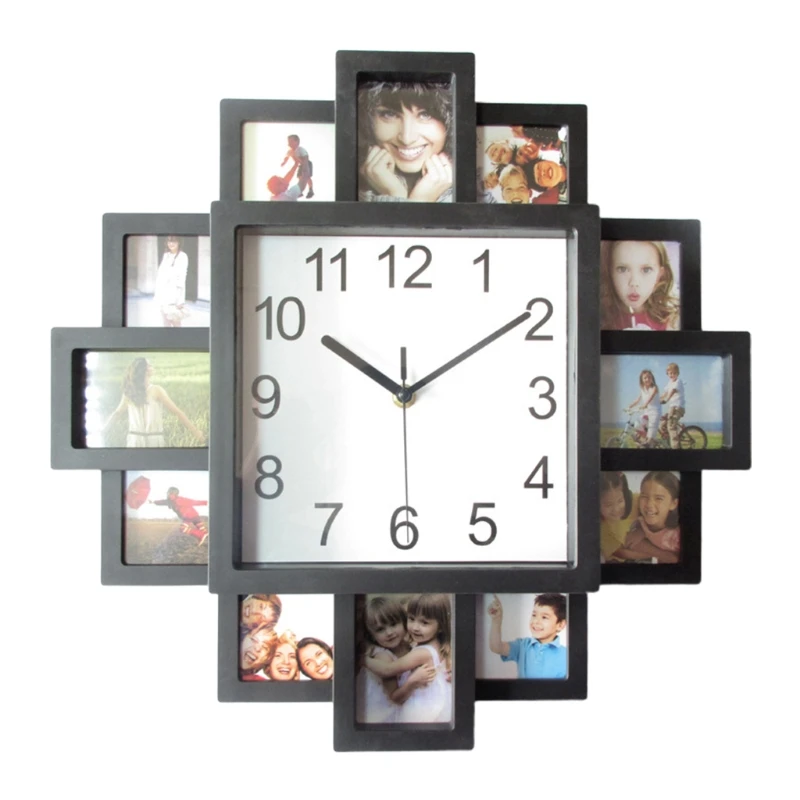 

Ретро Стиль 16 "Пластик рамка настенные часы Творческий Винтаж дизайн устройства синхронизации