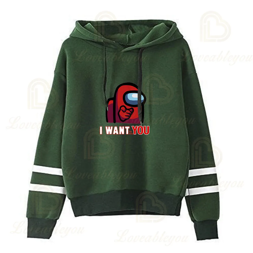 

New Video Game Among Us Hoodies Kids Impostor Graphic Anime Streetwear Cartoon Sweatshirt Sudadera Hombre Crewmate Hip Hop