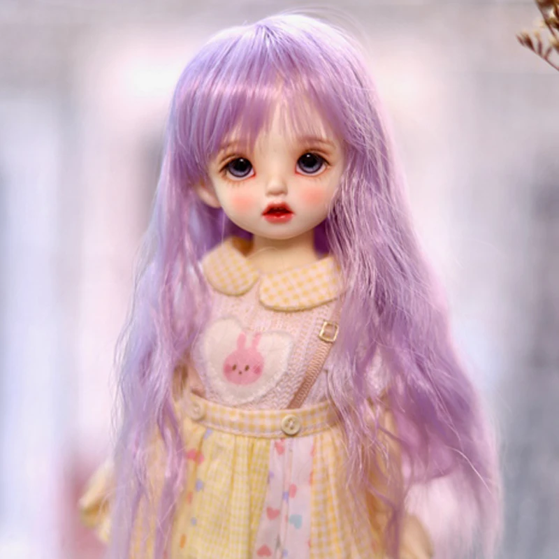 1/3 1/4 1/6 1/8 Bjd SD парик для куклы высокотемпературный волнистый из проволоки