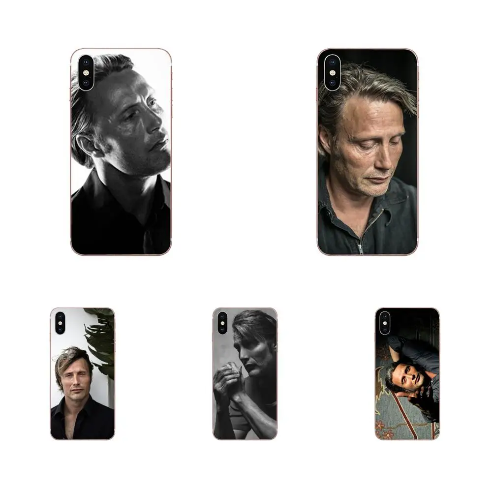 Кожаный чехол для телефона Mads Миккельсен сексуальный человек Apple iPhone 4 4s 5 5C 5S SE 6 6S 7