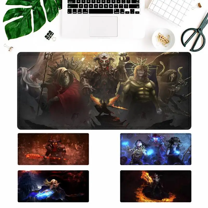 

Desk Mat Path of Exile Mouse Pad PC Laptop Gamer Mousepad Anime Antislip Mat Keyboard Desk Mat For Overwatch/CS GO
