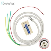 1 set dental 6 holes silicone fiber optic tubing hose for handpiece 6 holes high speed handpiece tube pipe with connector new