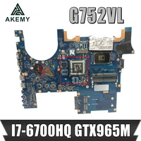 g752vy laptop motherboard for asus rog g752vl g752vt original mainboard hm170 i7 6700hq gtx965m 2gb