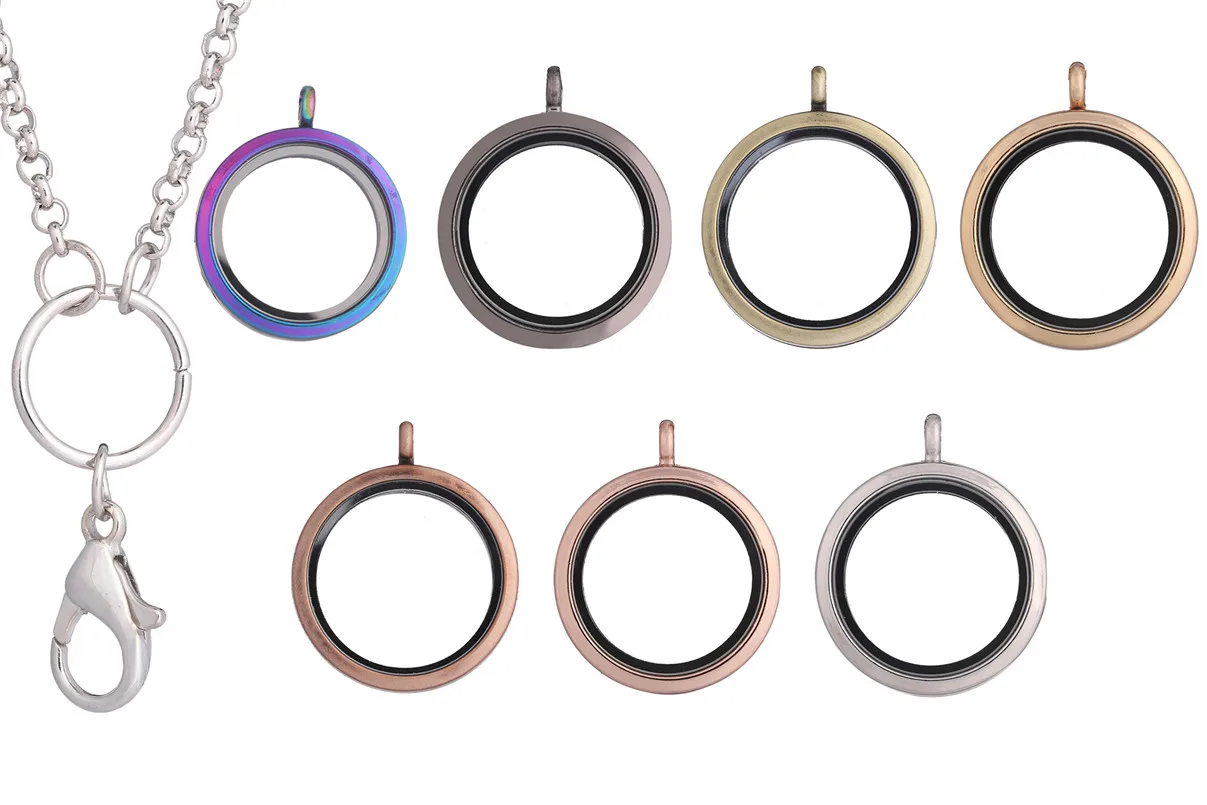 30 мм круглый стеклянный фотоплавающий медальон кулон колье духи сувениры