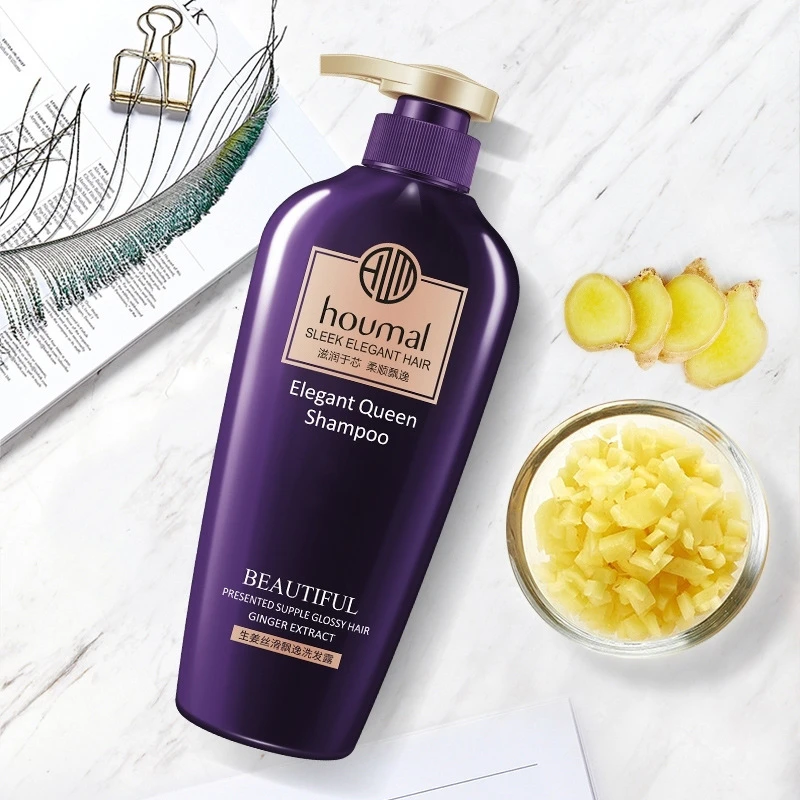 Имбирный шелковистый Гладкий шампунь для волос глубокое очищение Уход за