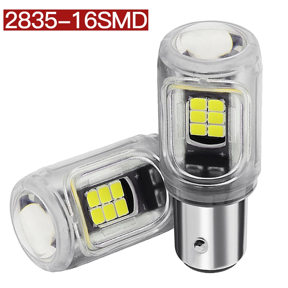 

2X P21W LED 1156 BA15S Led Bulb BAU15S PY21W 1157 BAY15D Car Turn Signal Lamp 900LM 6000K White Auto Bulb Daytime running lights