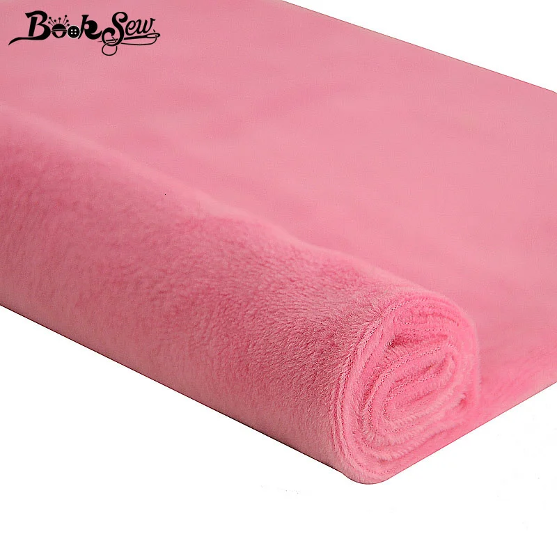 Booksew 40x50 см Telas De Algodon Para лоскутное шитье сплошной цвет вельбоа плюшевая ткань детская мягкая ткань зимняя одежда Stoffen