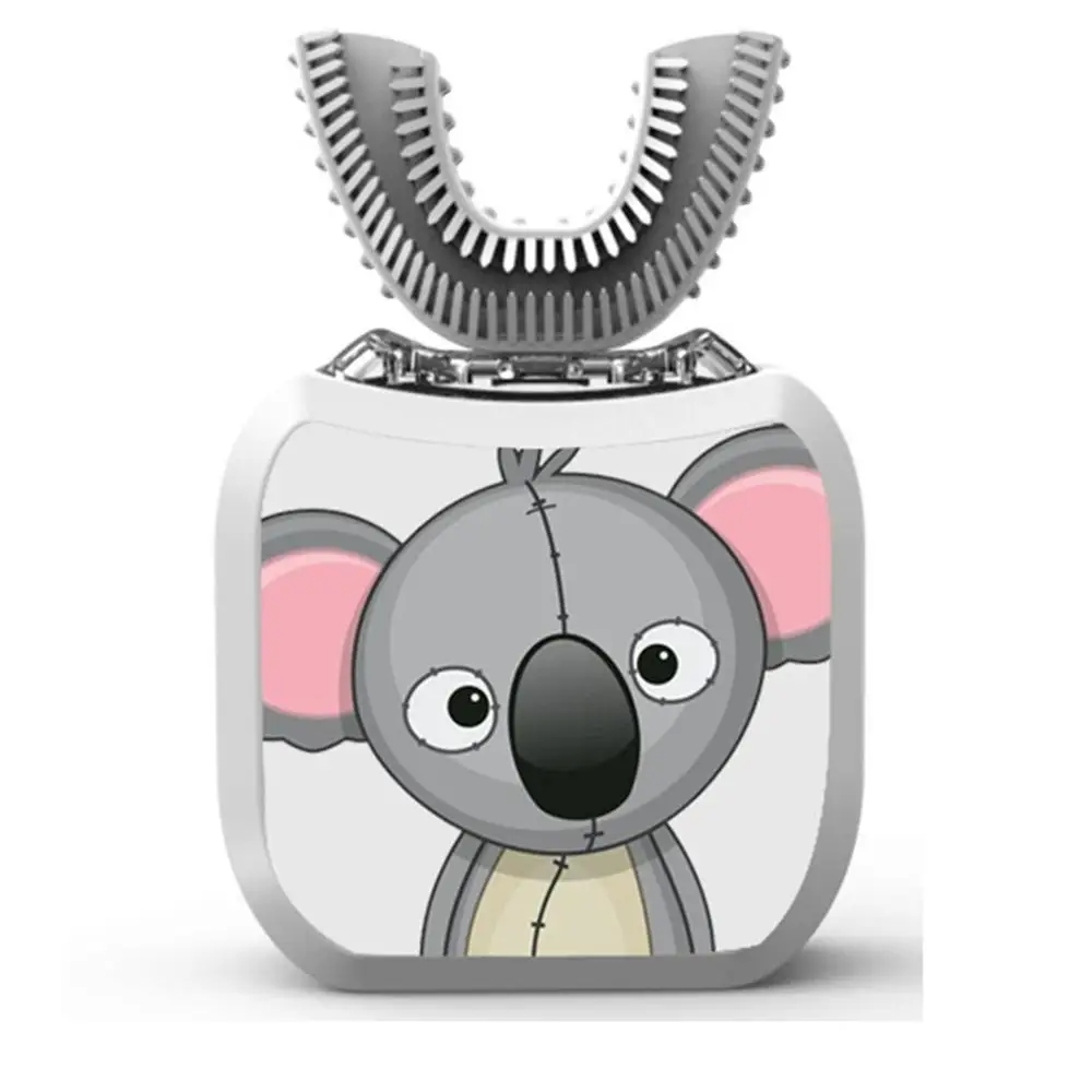 

Детская электрическая зубная щетка U-образная ультразвуковая зубная щетка с интеллектуальным Ротом перезаряжаемая Автоматическая детская...