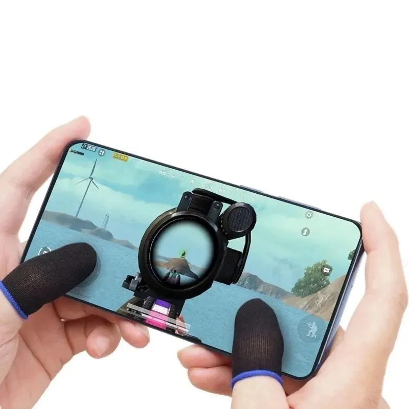 NEW Finger Cover Game Control For PUBG Sweat Proof Non-Scratch Sensitive Touch Screen Gaming Thumb Sleeve Gloves | Электроника