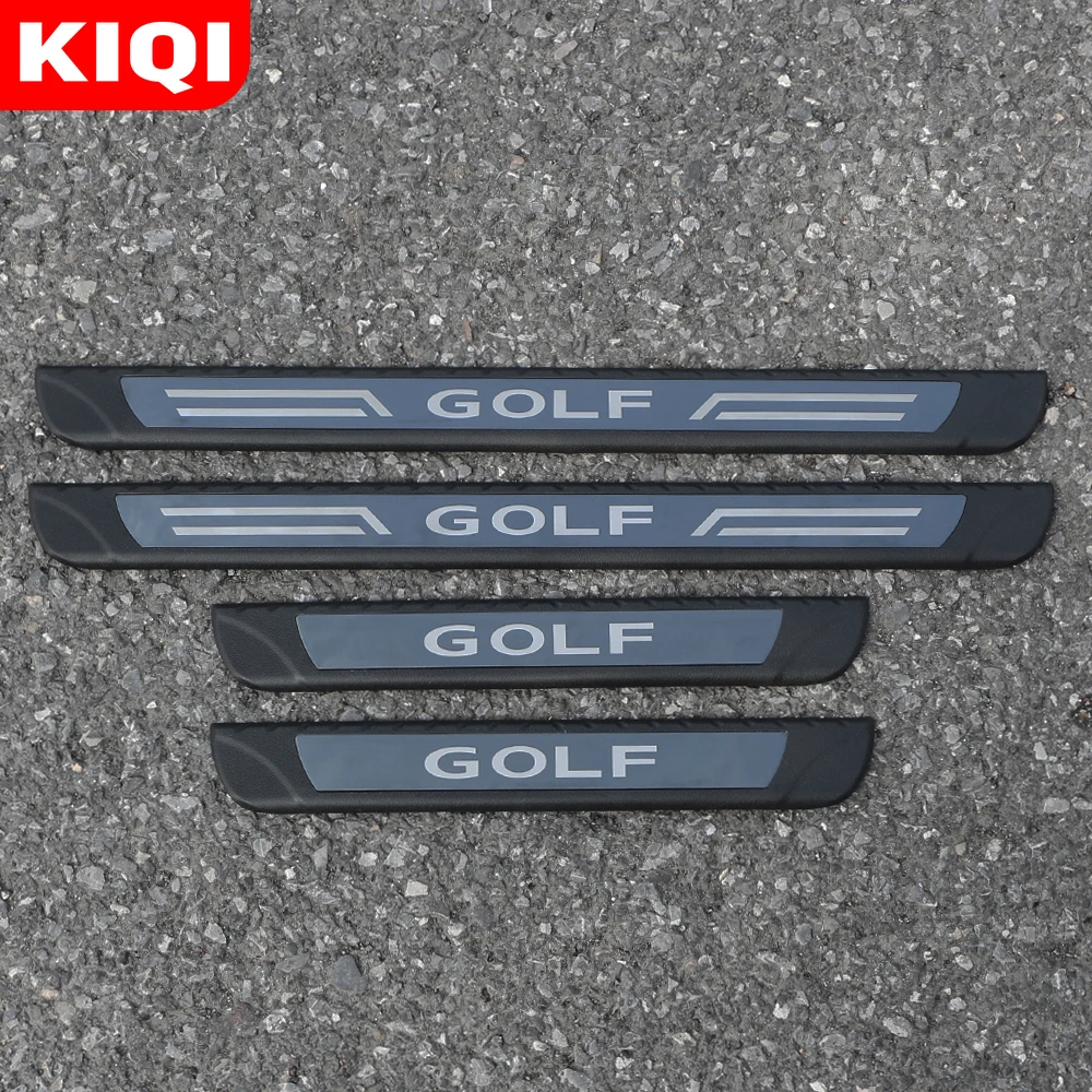 

KIQI Car Door Sill Scuff Doors Plate Protection Cover Stickers for Volkswagen VW Golf 7 7.5 MK7 MK7.5 2012 - 2020 Accessories