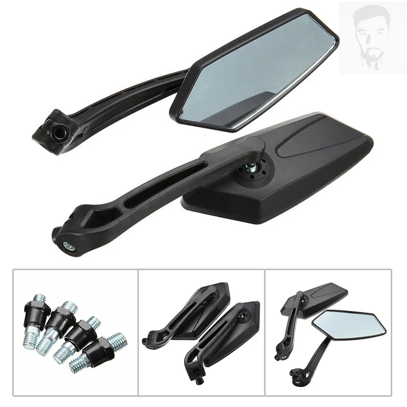 

Motorcycle Rearview Mirrors For Electric Motorcycle ATV Quad Scooter ABS Parts With Screws Motorbike Side Universal