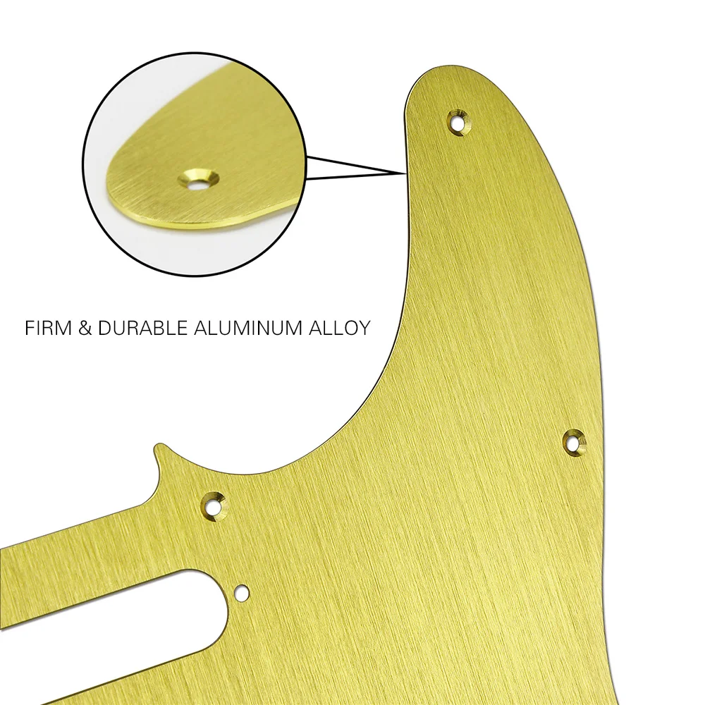 Правая рука Tele Guitar Pickguard для Telecaster электрогитары алюминиевый сплав золото | Спорт