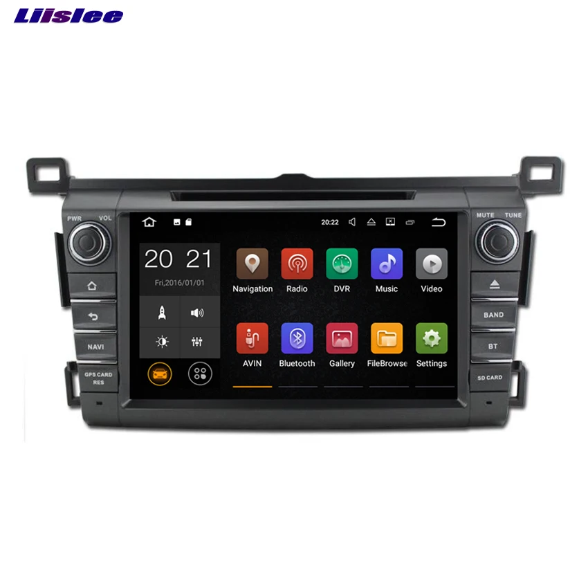 Liislee Android автомобильный GPS навигационный плеер для Toyota RAV4 2013 ~ 2016 Мультимедиа Аудио