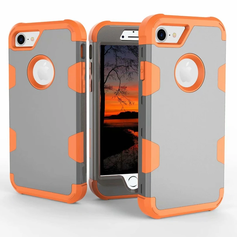 Для Apple iPhone 7 4 &quotновые шины протектора робот Гибридный Анти шок Броня резиновая