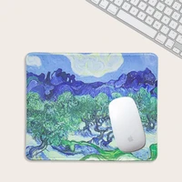 creative notebook computer watercolor mouse pad computer desk pad writing desk rubber thick non slip mouse wrist pad