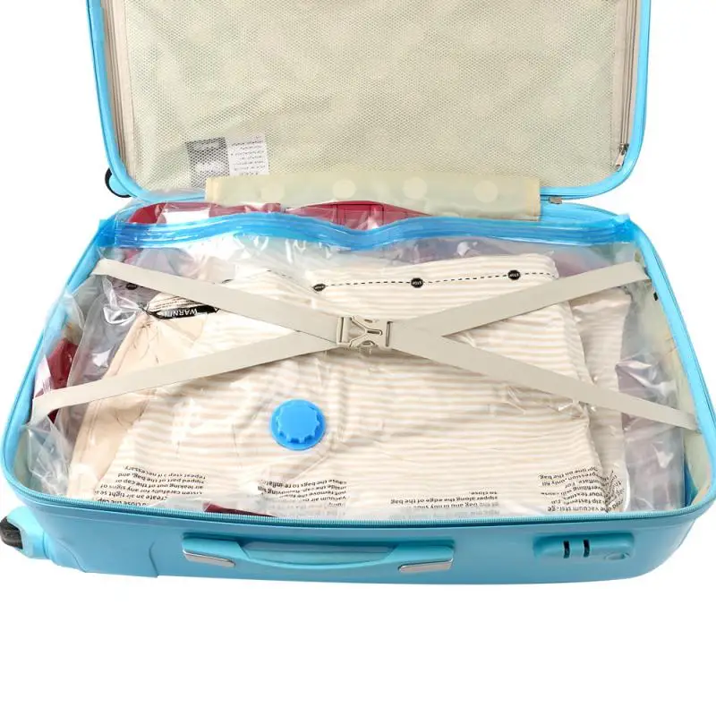 

20pcs Save Space Vacuum Bag For Clothes Storage Bag With Valve Transparent Border Foldable Compressed Organizer Home Seal Packet