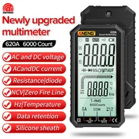 620a digital smart multimeter transistor testers 6000 counts true rms auto electrical capacitance meter temp resistance