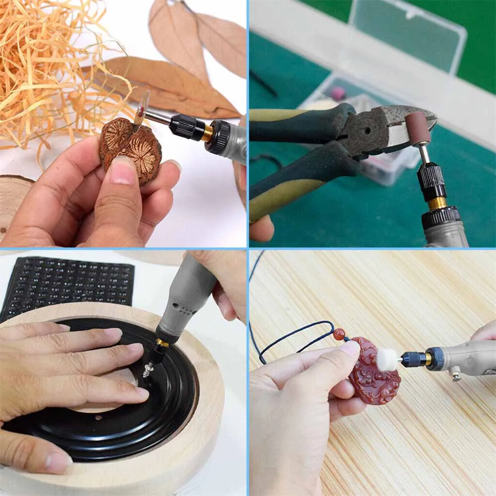 

Mini Drill Grinder Cordless Rotary Tool for Hobby Craft Grinding Carving Red