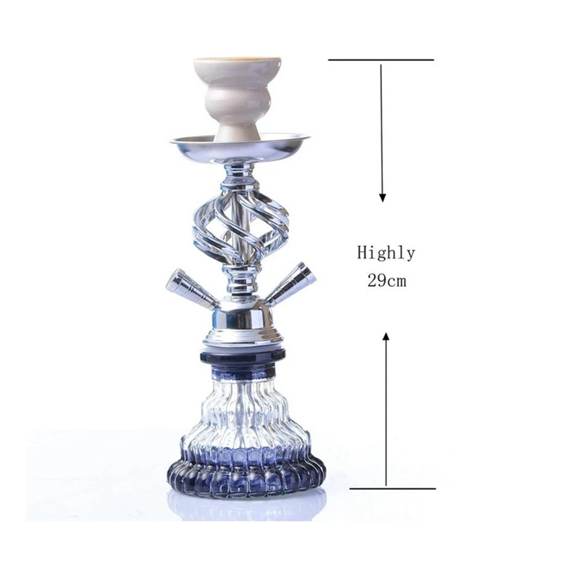 Двойной тюбик кальяна наргиле Completo Chicha акриловый кальян арабский кальян набор кальян водяные аксессуары подарок другу Папе