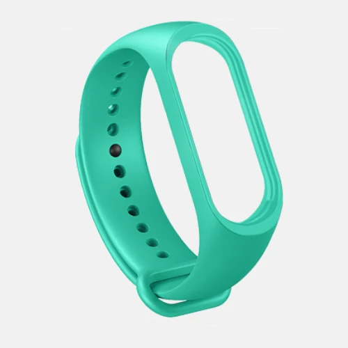 Для Xiaomi mi ремешок 4 ремешок силиконовый браслет для Xiaomi mi 4 аксессуары браслет mi Band 4 замена двойной цвет ремни - Цвет: cyan