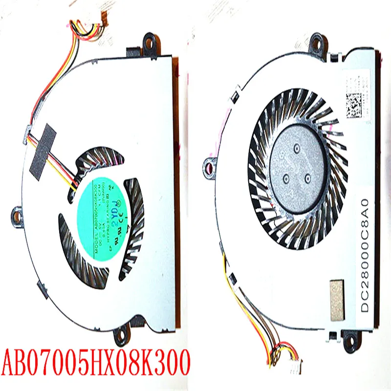 5pcs Free shipping fan for dell Inspiron 15RV N5537 N3521 N5521 3521 5521 5721 5535 3537 cpu AB07005HX08K300 or DFS470805C0T | Компьютеры