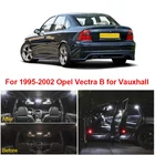 14 шт. Canbus светодиодные лампочки комплект светильник для Opel Vectra B для Vauxhall хэтчбек салон Estate 1995-2002 лампа номерного знака