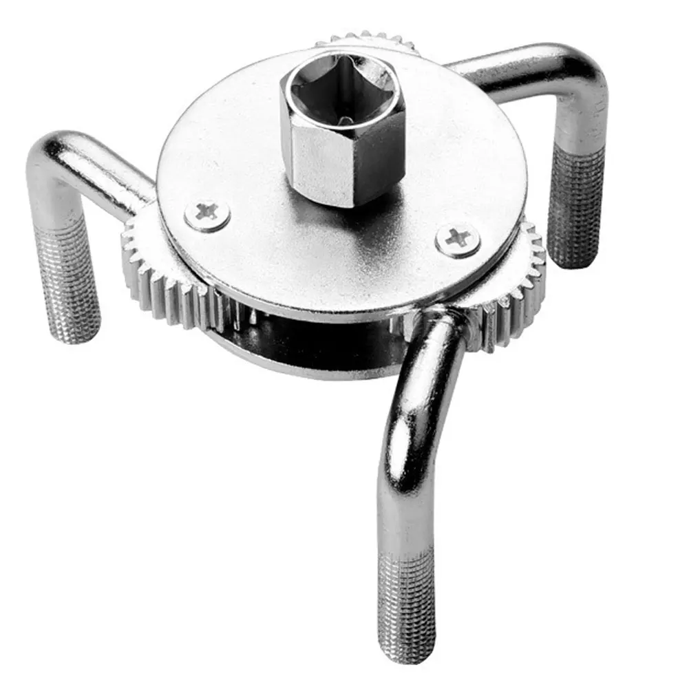 

Adjustable Oil Filter Wrench Universal Used With 1 / 2 Square Joint Oil Filter Wrench Remover Tool Set 3 Leg Without Rust