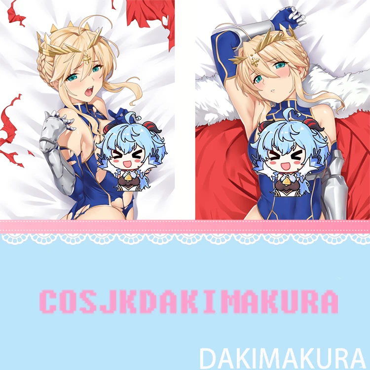 

Чехол для подушки с принтом Fate/Grand Order Artoria Pendragon, аниме-игра, дакимакура, изысканный подарок