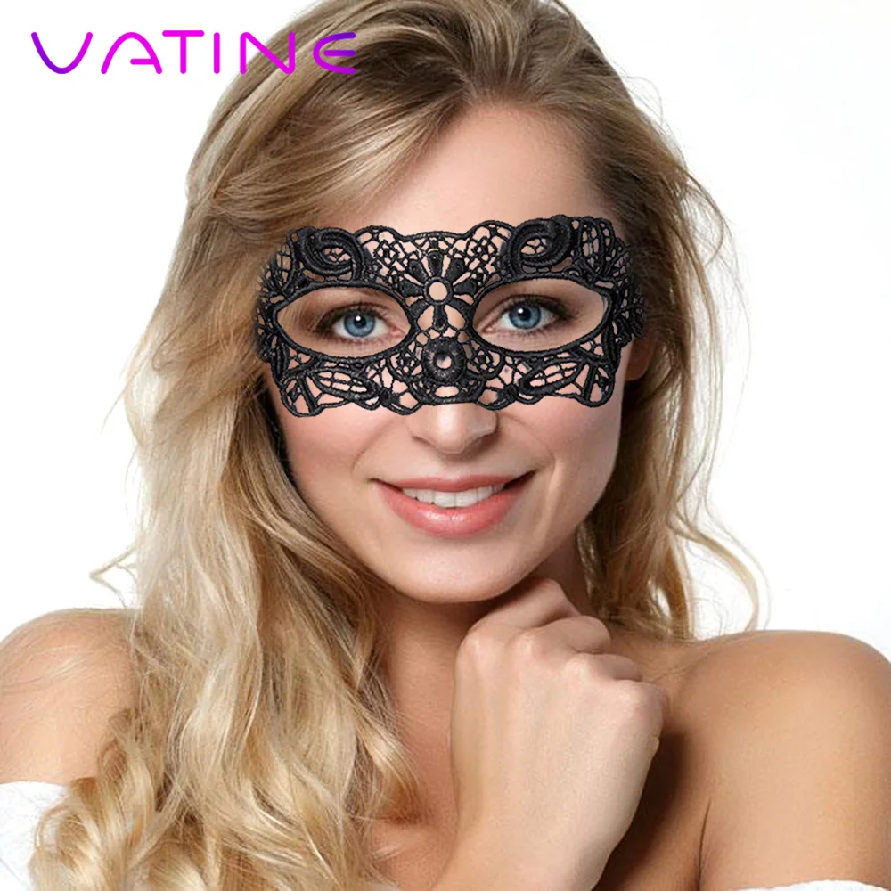 Маска для глаз ватина таинственная Женская кружевная маска на глаза готическая