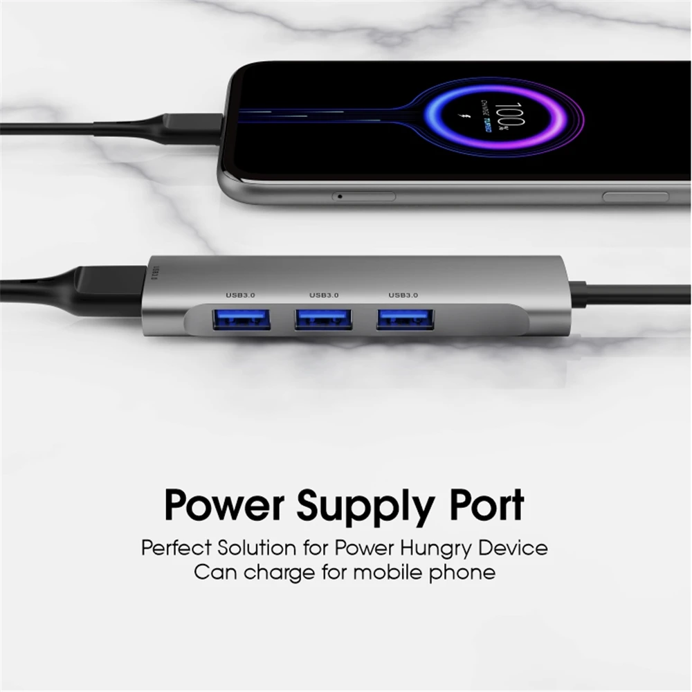 vothoon usb c hub адаптер с 4 usb портами для за