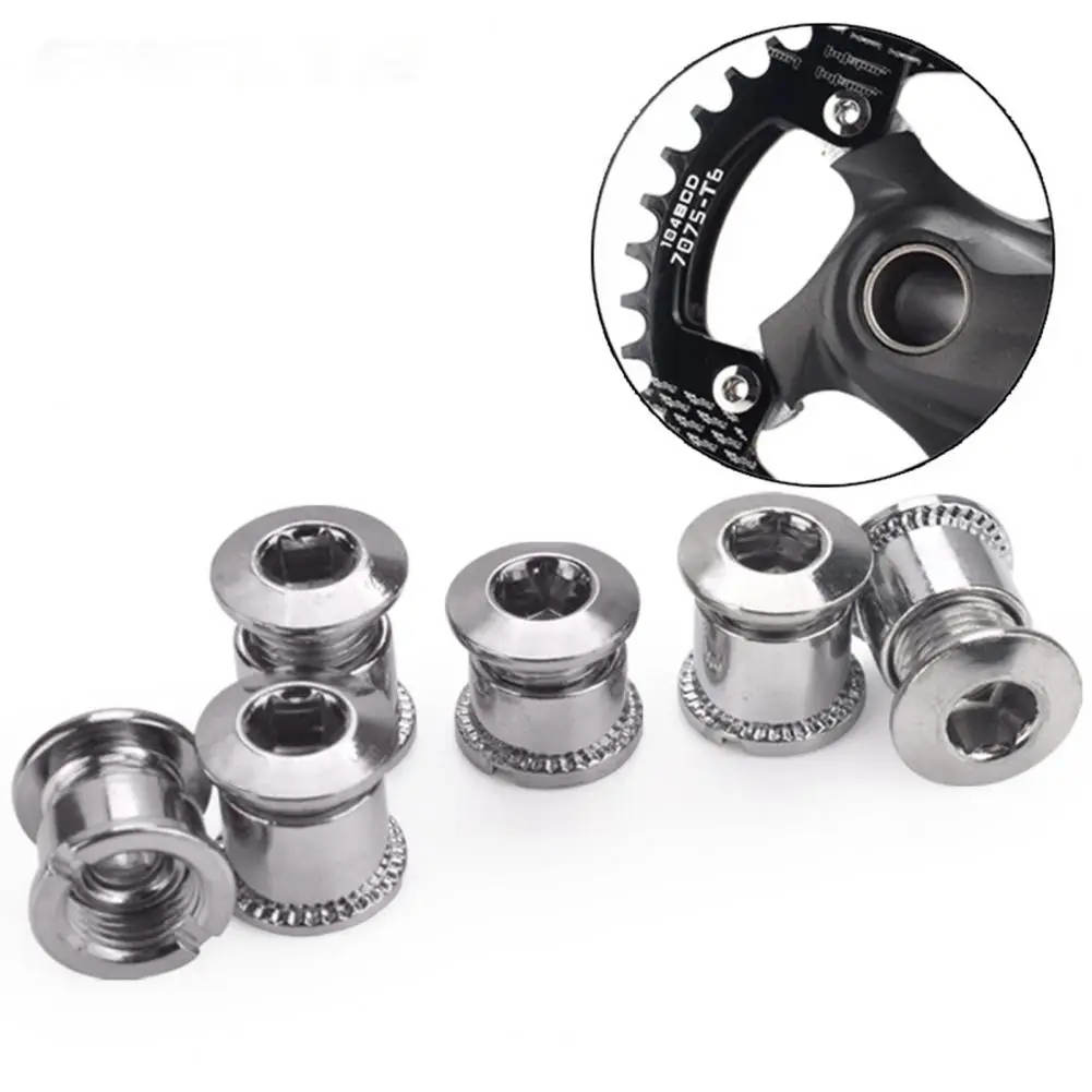 Wear-resistant Silver Bicycle Chainring Bolt Screw for Road Mountain Bike |
