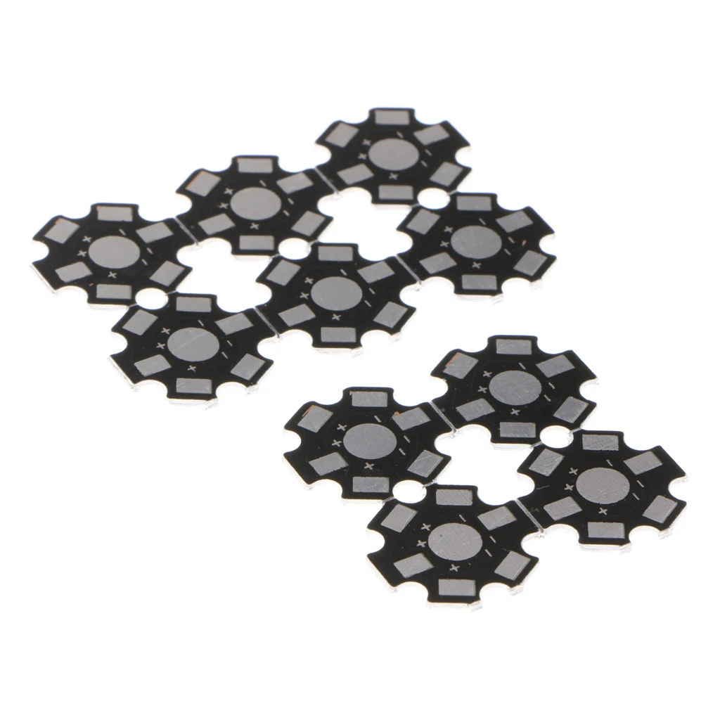 

10pc LED Aluminum Base Plate Sink 1/3/5W High Power LED Beads Radiator