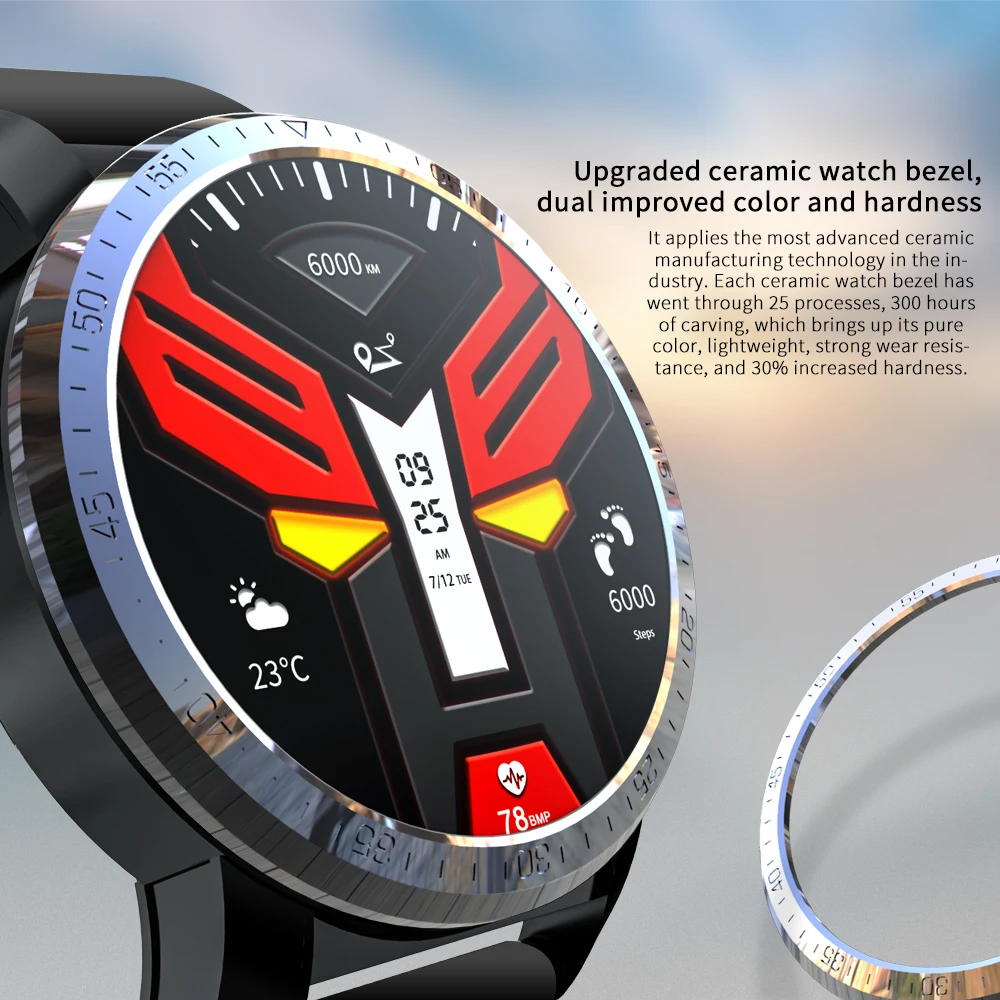 KOSPET Optimus Pro 3GB 32GB 800mAh Bluetooth GPS 4G Smart Watch Phone Waterproof 8.0MP 1.39" Men For Android IOS |