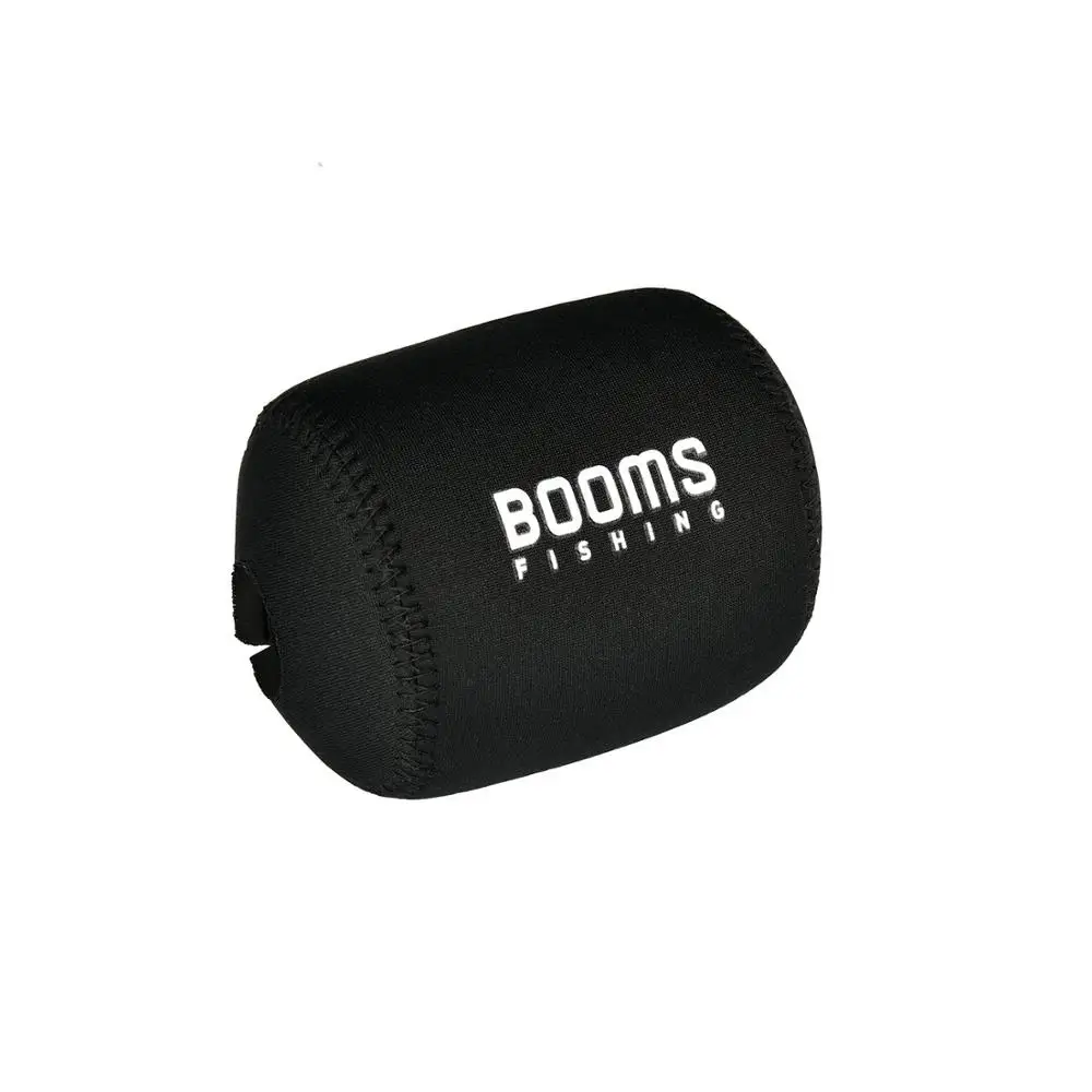 Booms Fishing RC1 Neoprene Reel Cover, Protect Baitcasting or Small Conventional Reel - Color: Black