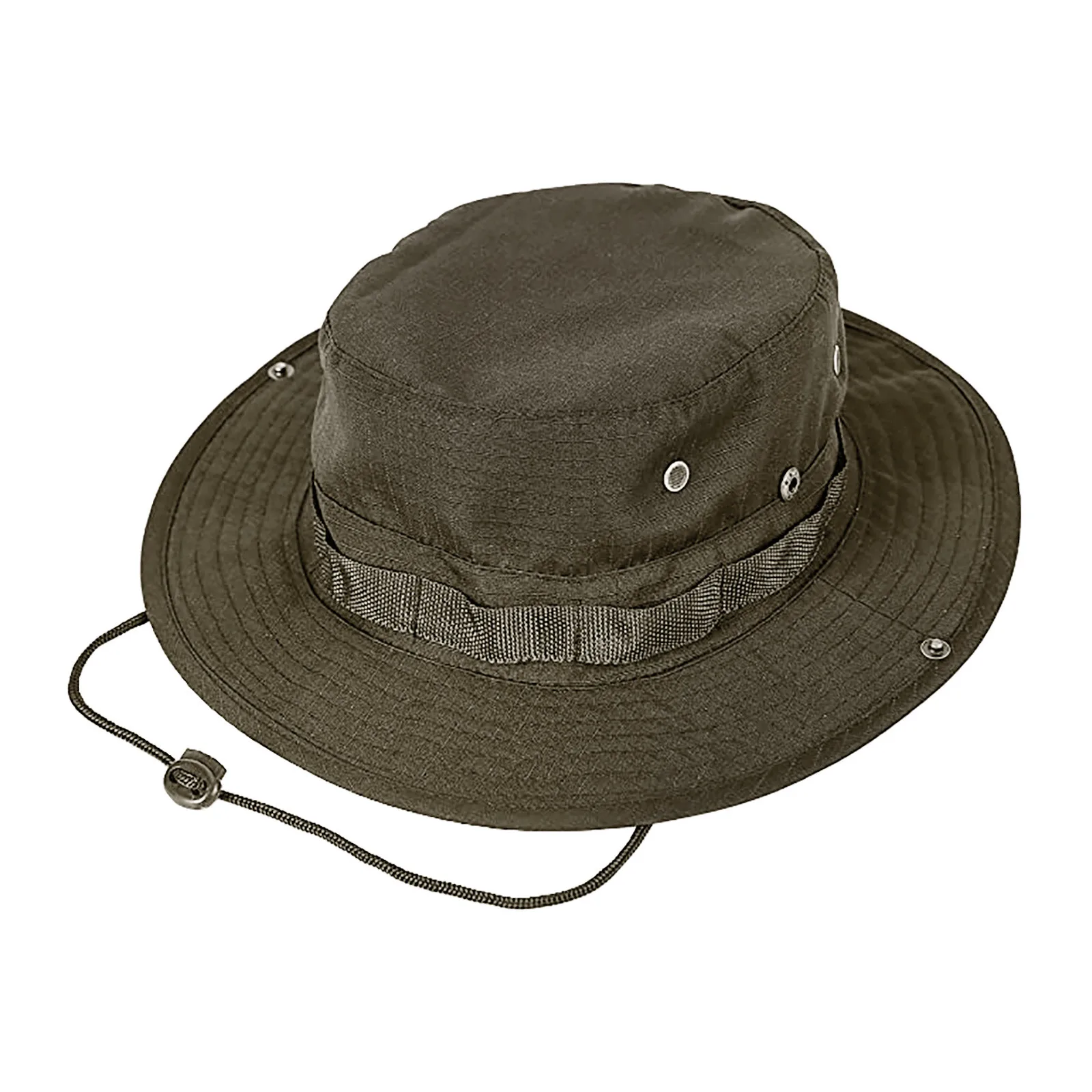 

Mens Fisherman Hat Adjustable Cap Solid Color Breathable With small holes Cap Shading Hat