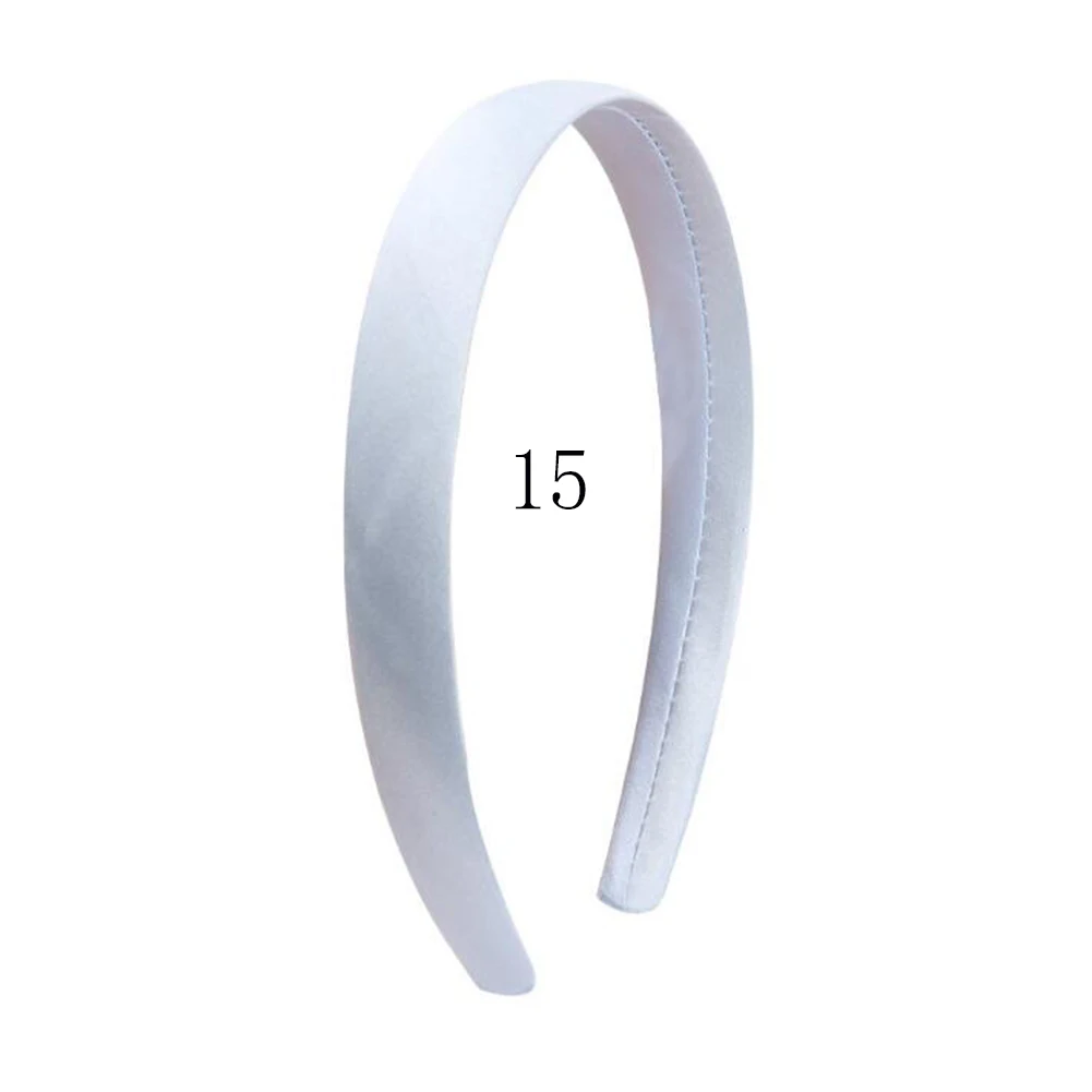 Лидер продаж 2 см модные широкие атласные головные ободки повязки для девушек