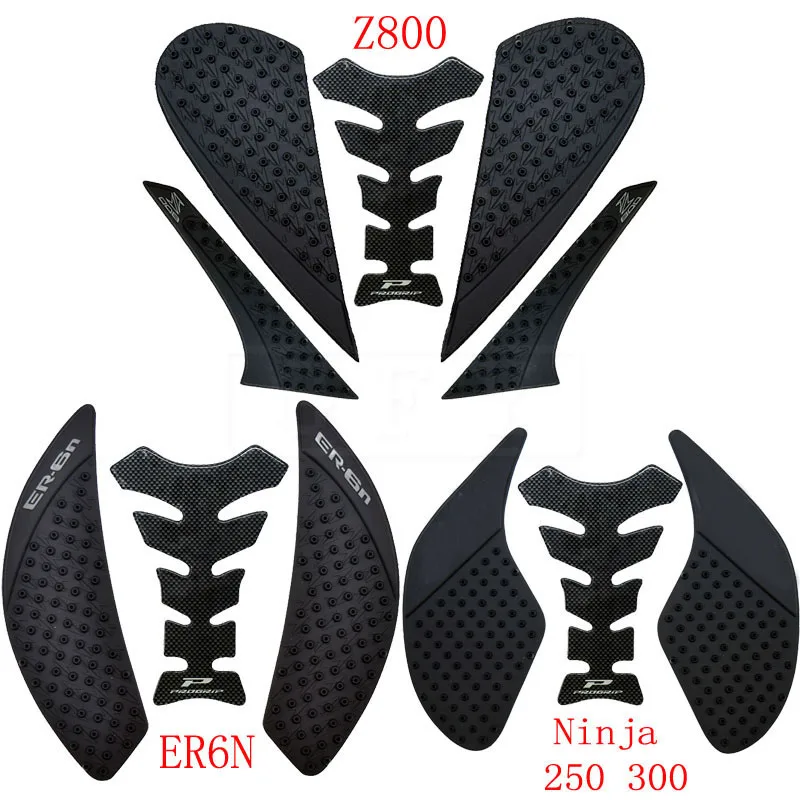 Противоскользящие наклейки для бака на мотоцикл Z 800 Kawasaki ER6N 2006 2019 Z800 2012 Ninja 250 300 Z250