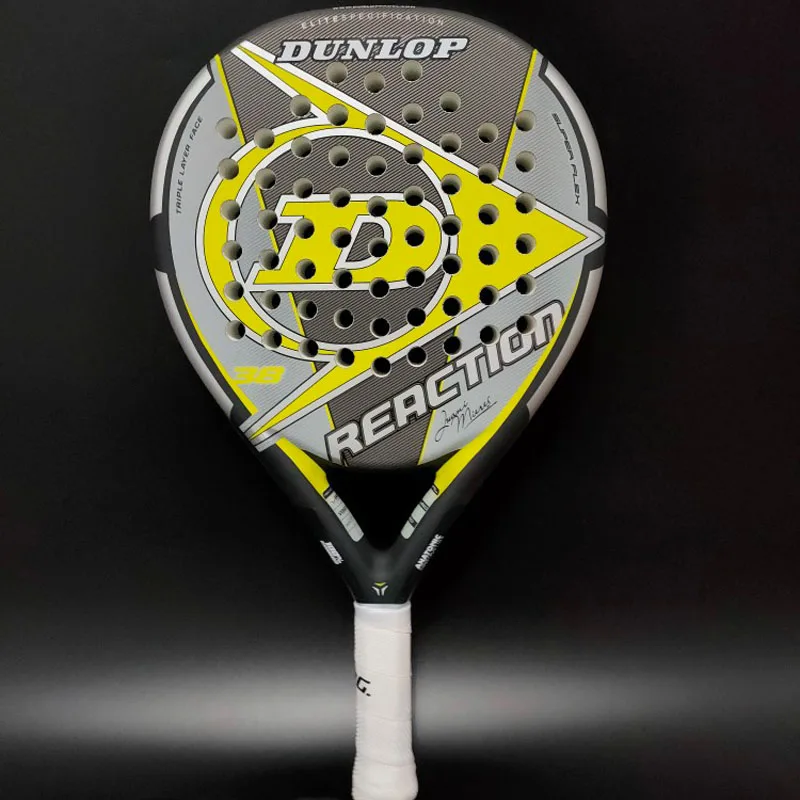 

Men Padel Tennis Racket Carbon Fiber Soft EVA Face Beach Tennis Padel Dunlop Beach Racquet Racket Paddle Tennis With Cover