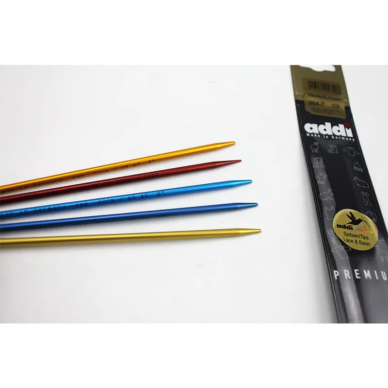 Addi Colibri 20 cm double pointed needle trendy colors 204-7 | Дом и сад
