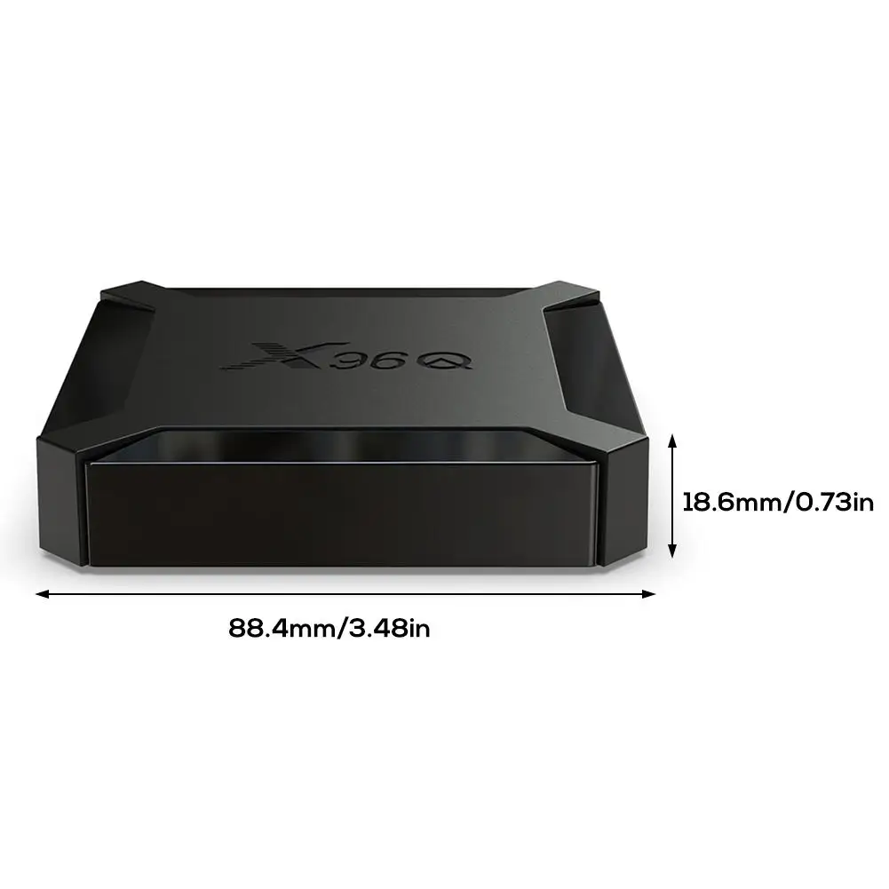 

New x96q Android 10.0 tv box iptv box x96 q 1G 8G 2G 16G Allwinner H313 smart ip tv set top box Local fast delivery